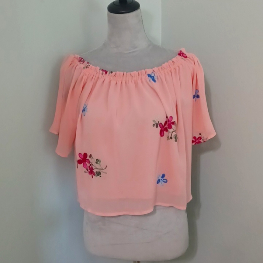 Medium pink love J top